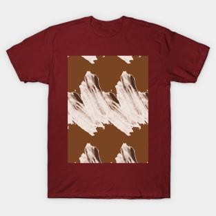 Brown and beige abstraction. T-Shirt